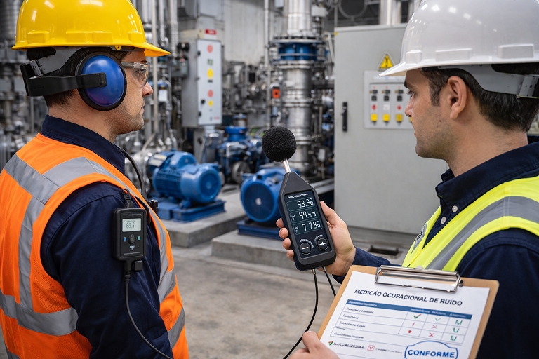 Medição de Ruído Ocupacional