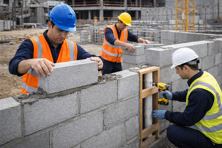 Serviços de Alvenaria Estrutural e de Vedação
